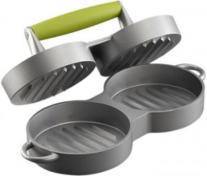 "Hamburger press"