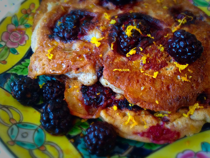 blueberry and spiced orange pancake blueberry and spiced orange pancake