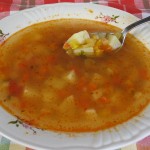 Ciorba - Romanian potato soup