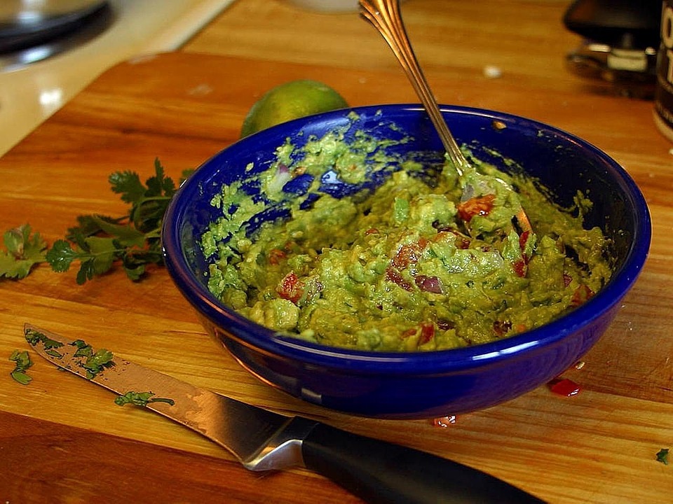 Guacamole made with Kitchenaid Professional 5 Plus Stand Mixer